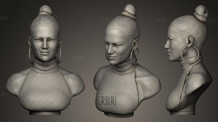 Jennifer Lopez 3d stl модель для ЧПУ